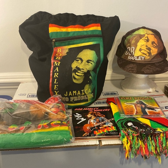 Other - Bundle of Bob Marley Scarves;DVD ;Duffel Bag ;Hat and CD good condition